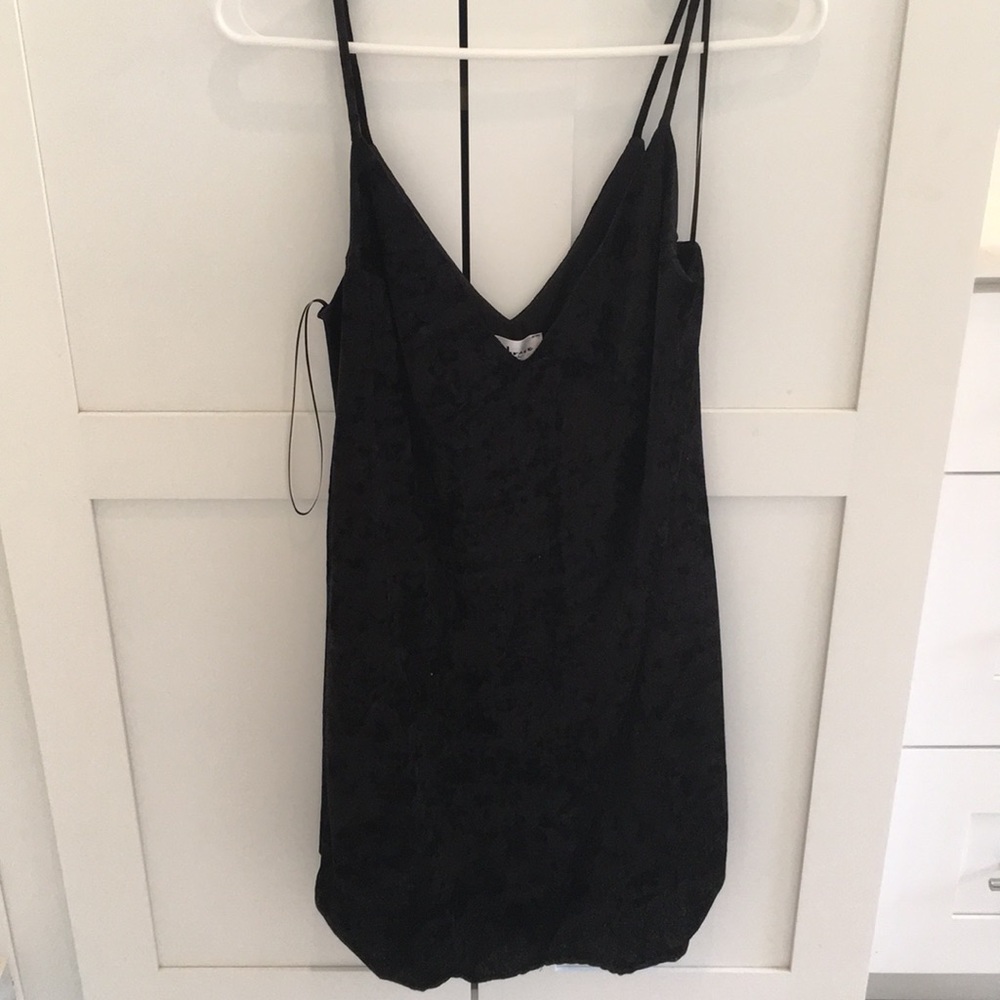 Never been worn Black velvet dress